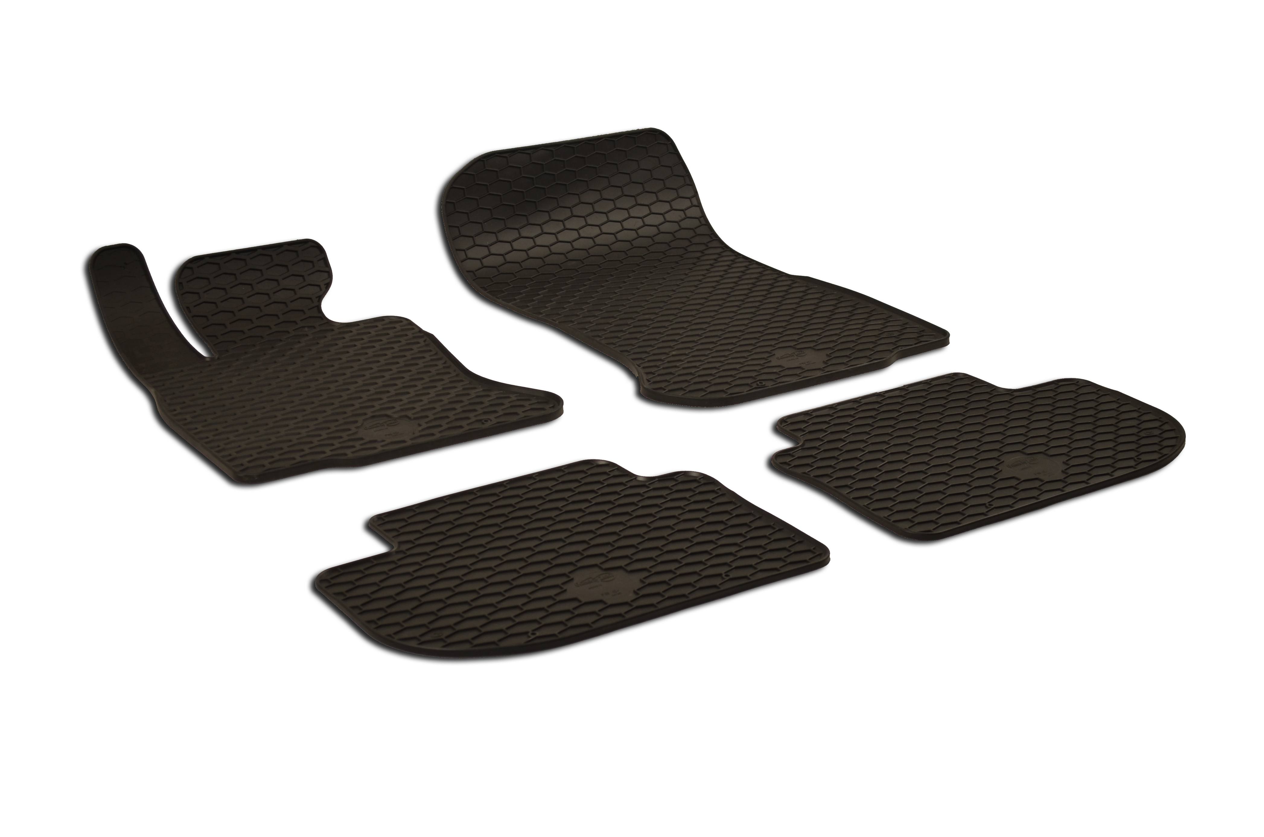 BMW Floor Mat Set - Front and Rear (All-Weather) (Black) 51472210729 - eEuro Preferred 220434FL